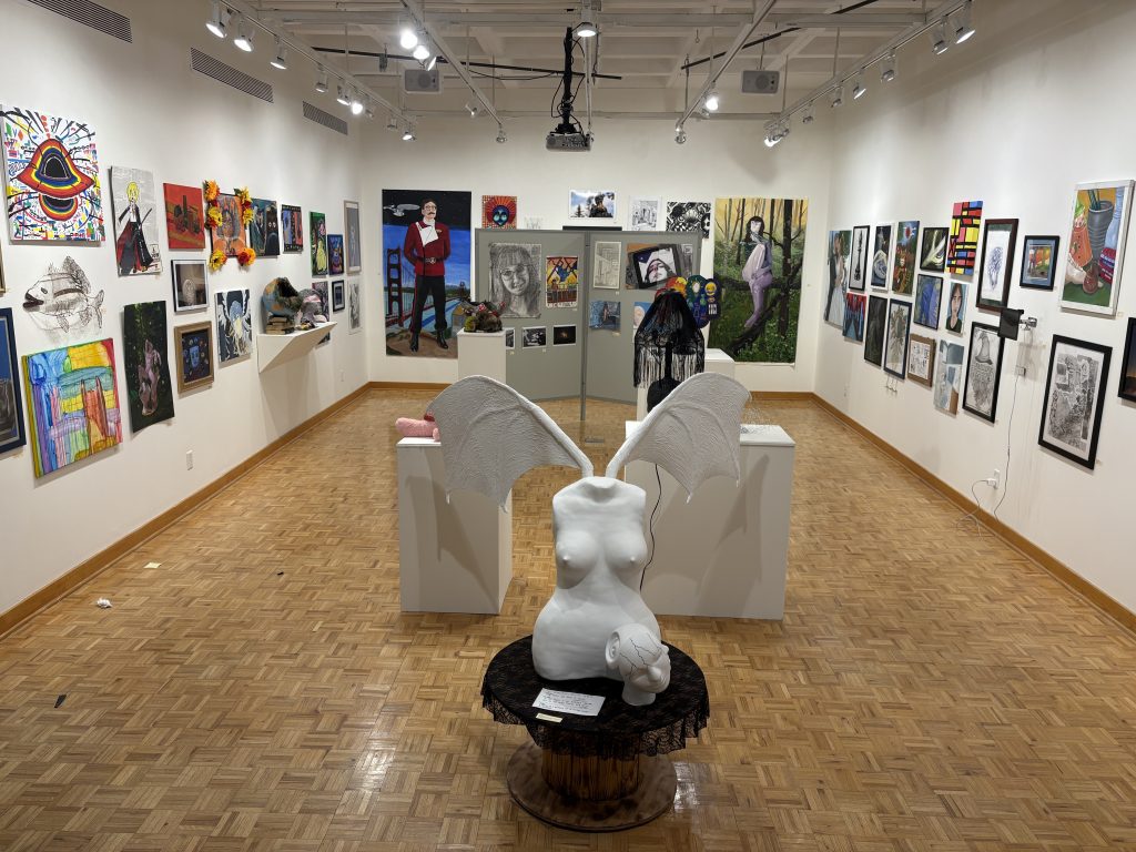 Installation view of the 48th Annual Student Art Exhibition