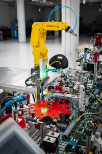 Image of robotics in the FWD Center