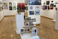 Installation photograph of the 45th Annual Student Art Exhibition.