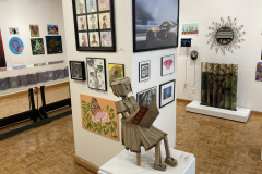 Installation photograph of the 45th Annual Student Art Exhibition.