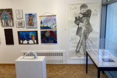 Installation photograph of the 45th Annual Student Art Exhibition.