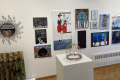 Installation photograph of the 45th Annual Student Art Exhibition.