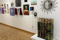 Installation photograph of the 45th Annual Student Art Exhibition.