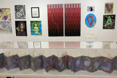 Installation photograph of the 45th Annual Student Art Exhibition.