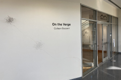 Image showing the front entry of the gallery for Colleen Buzzard exhibition.