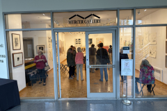 visitors enjoying gallery remembrance for Julianna Furlong Williams Exhibition.