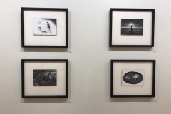 Detail installation shot, showing a grouping of four images.