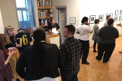 Opening reception for Nicholas Gurewitch.