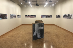 Entire gallery installation shot of Philip Lange exhibition.