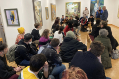 Image of Richard Jenks' Artist Lecture.