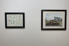 image of the RIT Faculty Illustration Faculty Exhibition.  This image shows the work of artist Jeff Harter.