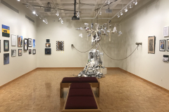 Installation shot of the entire gallery, showing most of the installation.