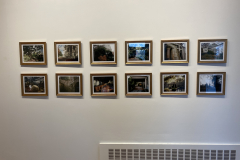 Photograph showing installation of exhibition.