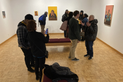 Photograph showing the opening reception.