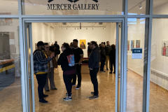 Photograph showing the opening reception.