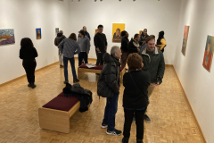 Photograph showing the opening reception.